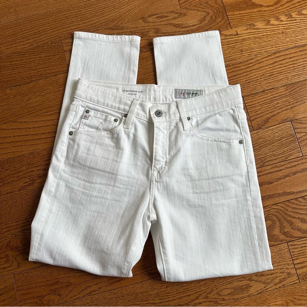 AG White Denim Jeans